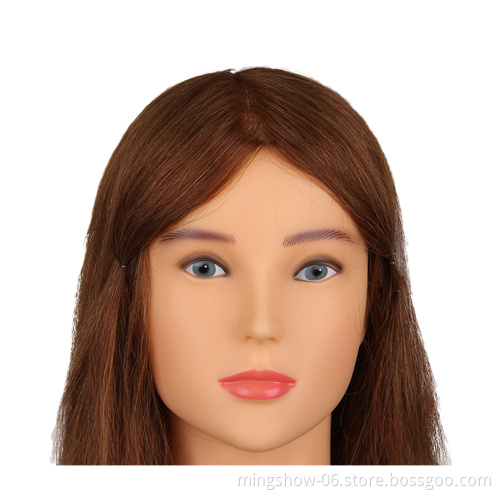 100% Human Hairdressing indian hair wholesale top quality famela  mannequin head hair wigs